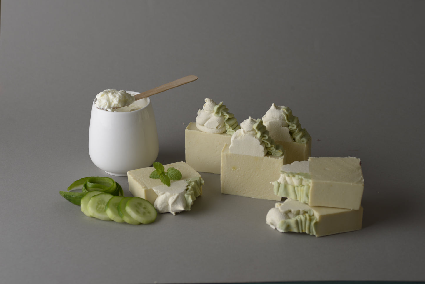Cucumber Mint Curd Soap