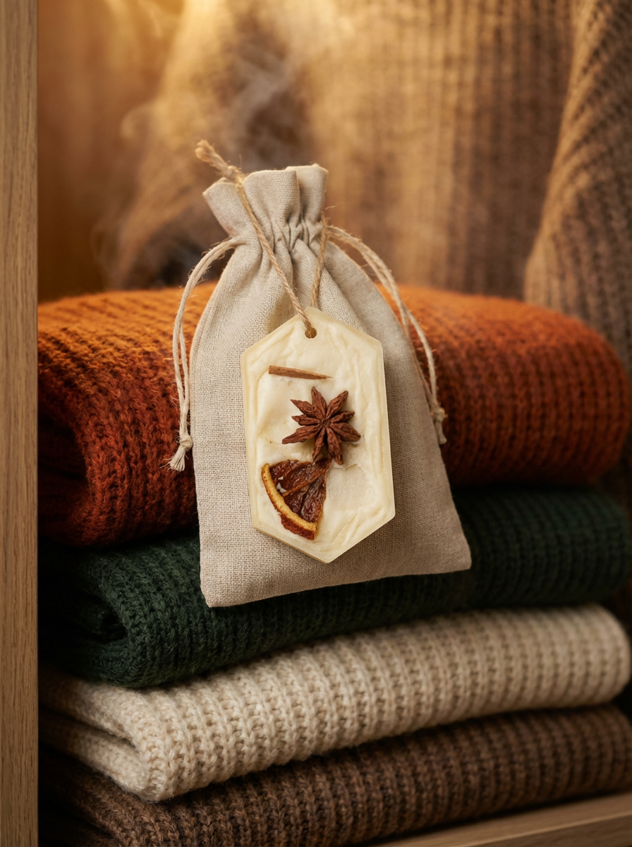 Autumn Fall Orange and Cinnamon Wardrobe Freshener