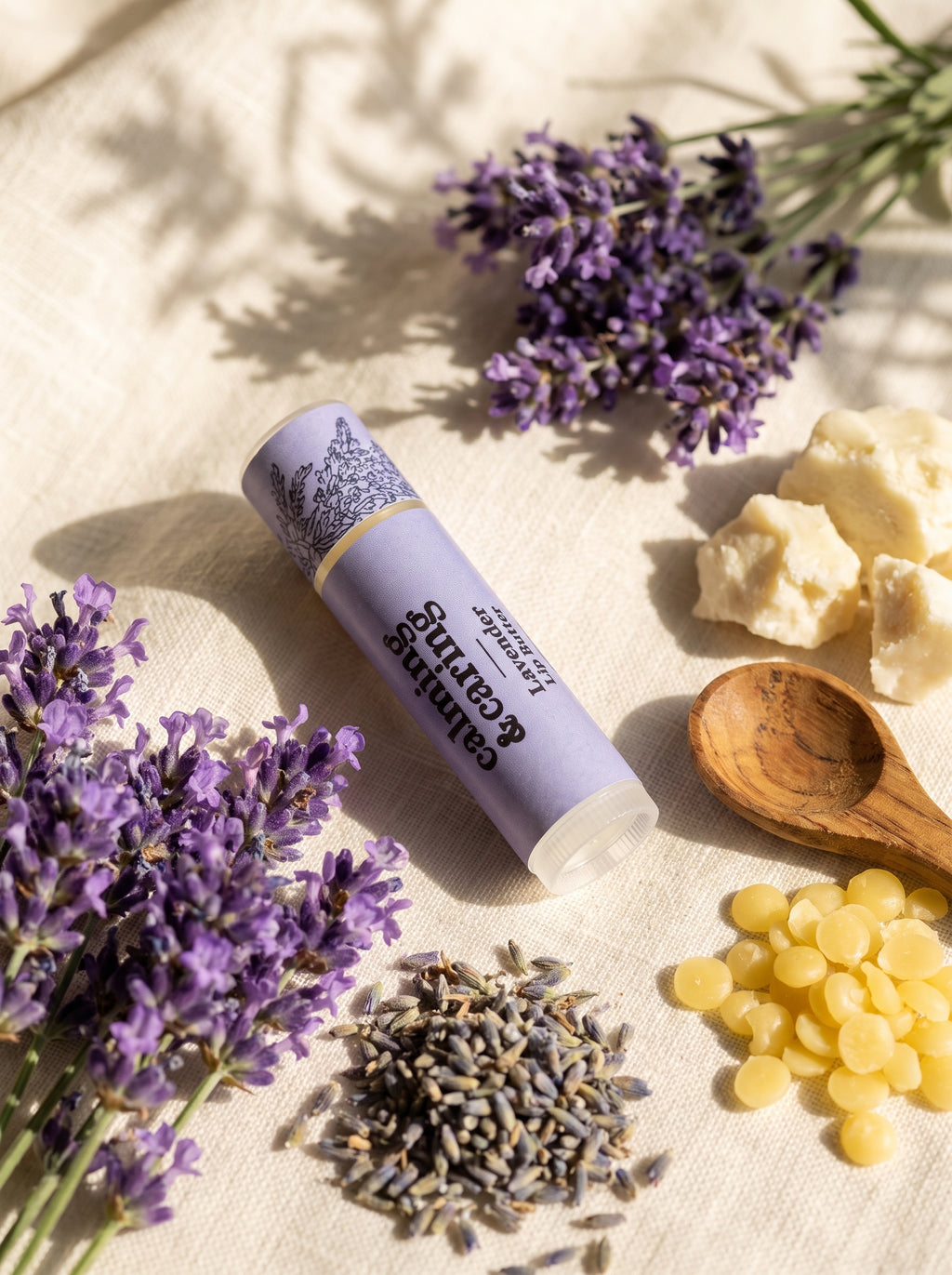 Calming and Caring Lavender Lip Butter