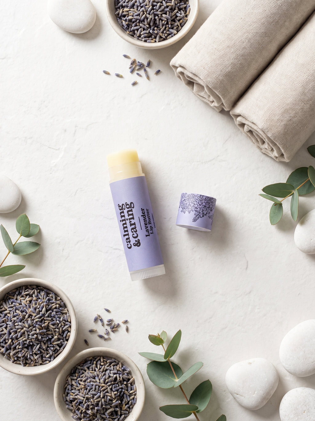 Calming and Caring Lavender Lip Butter