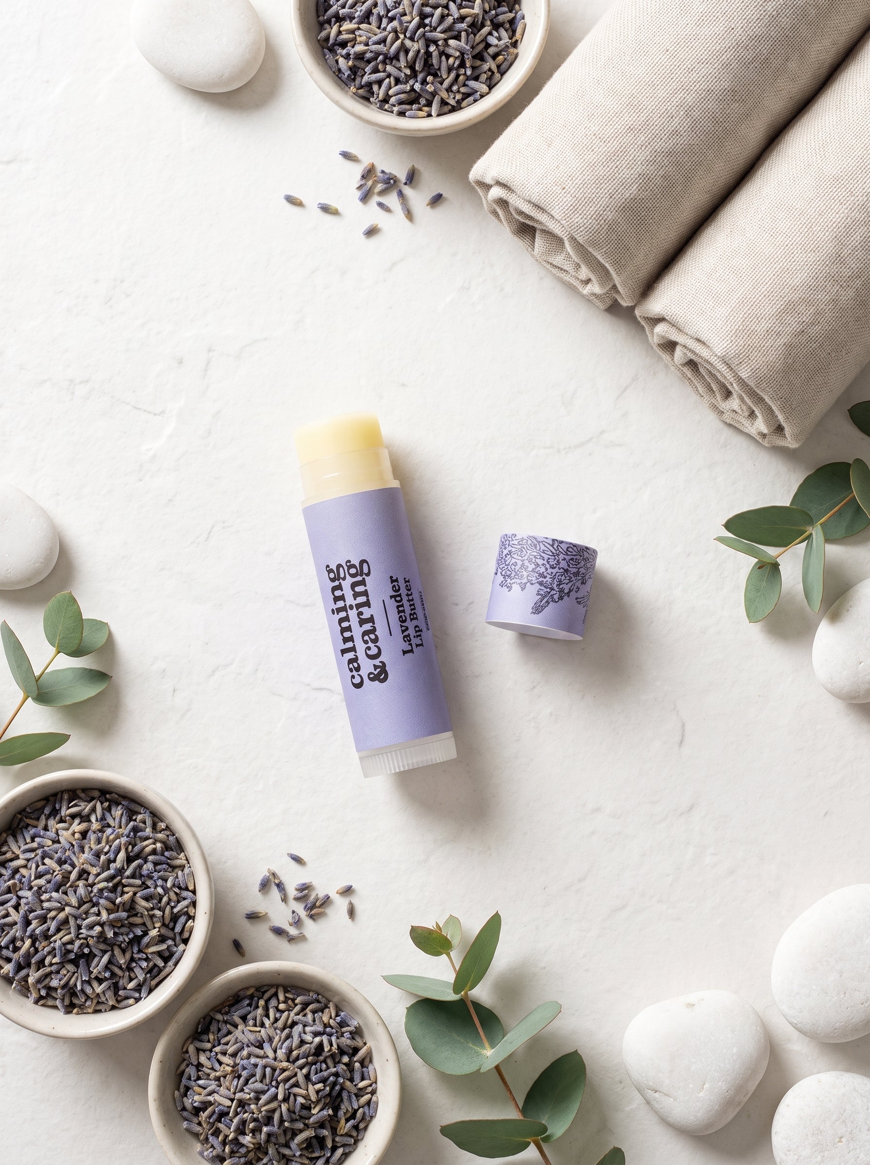 Calming and Caring Lavender Lip Butter