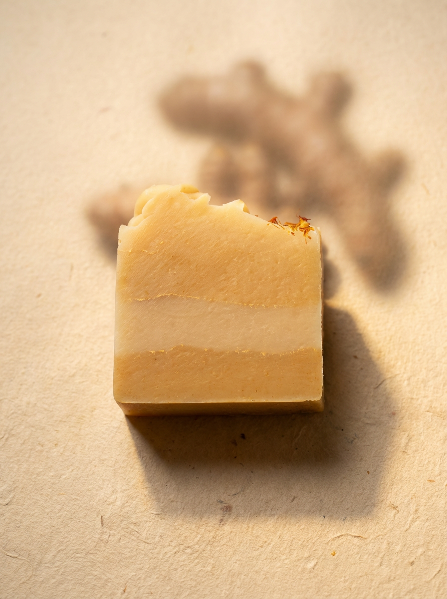 Orange, Basil and Turmeric Goat's Milk Soap