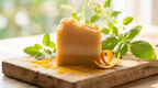 Orange, Basil and Turmeric Goat's Milk Soap